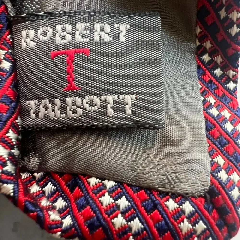 Robert Talbott Nordstrom Necktie Men's Striped Hand Sewn Finest Silk In U.S.A